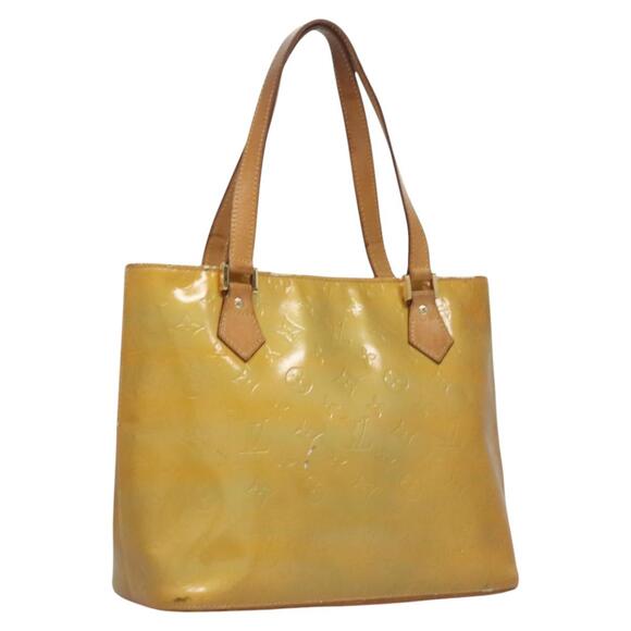 LOUIS VUITTON Monogram Vernis Houston Hand Bag Gris M91053 - Picture 1 of 16